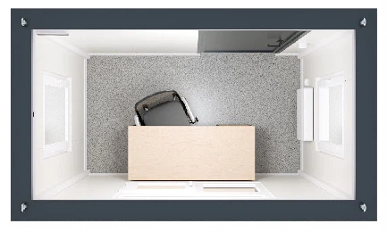 Wachcontainer - Draufsicht
