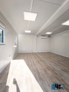 Kontener biurowy podwójny sala biurowa konferencyjna kontenerowa - środek z klimatyzacją