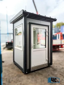 Kontener stróżówka budka parkingowa dyspozytorka - mała budka kontenerowa