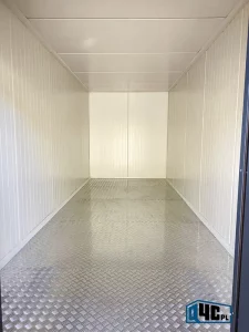 Kontener techniczny specjalny magazynowy - blacha ryflowana