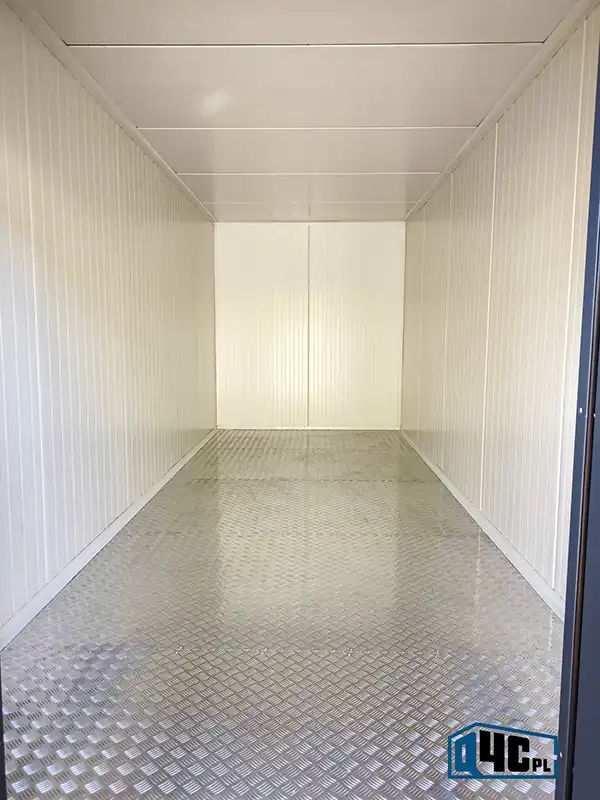 Kontener techniczny specjalny magazynowy - blacha ryflowana