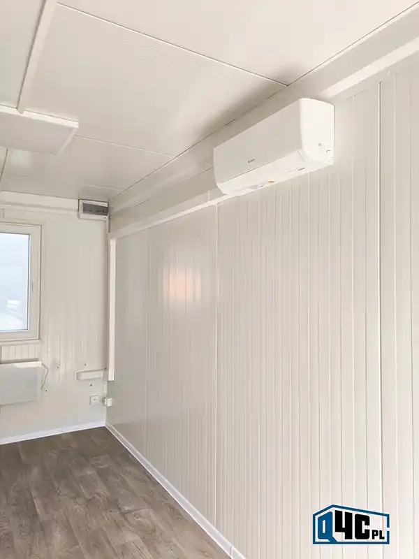 Kontener biurowy z klimatyzacją PREMIUM - klimatyzacja jednostka wewnętrzna