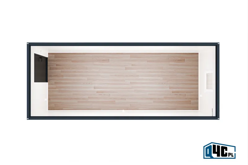 ECONOMY office container - view from above