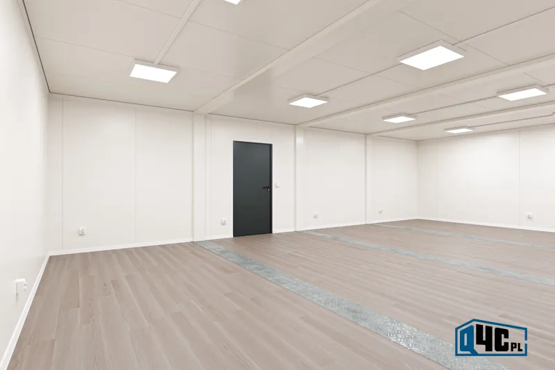 Kontener biurowy poczwórny QUATRO - wnętrze