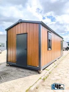 Kontener socjalny - widok z prawej