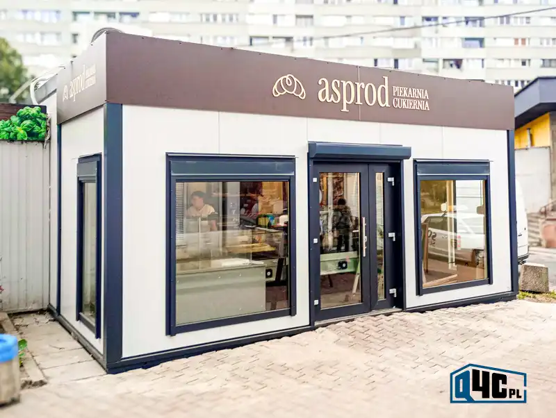 Pawilon handlowy - piekarnia asprod