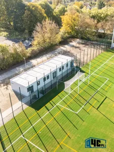 Locker and sanitary facilities in Koszalin – top view