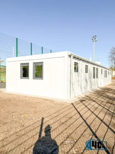 Locker–sanitary complex – rear