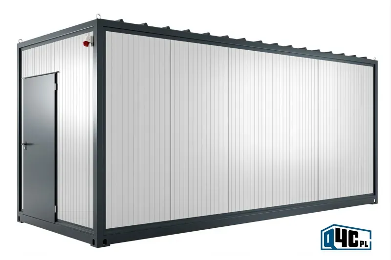 Kontener sanitarny - mix KSM222 - widok z przodu