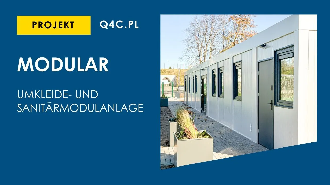 Realisierung – Umkleide- und Sanitärcontainer in Koszalin (Euroboisko)