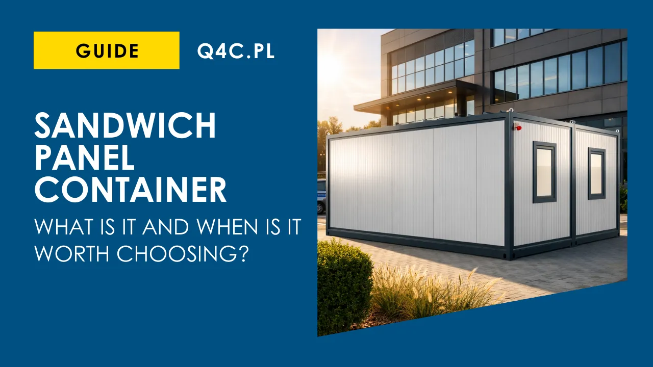 Sandwich Panel Container – What Is It and When Is It Worth Choosing?