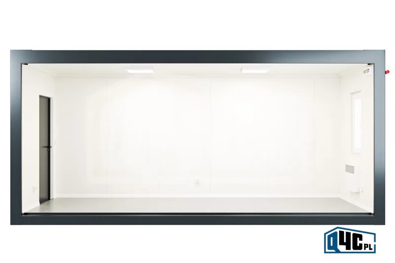 Kontener biurowy PREMIUM (KB 1.1.3) - widok z boku