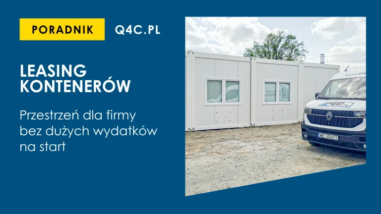 Read more about the article Leasing kontenerów – wygodne finansowanie kontenerów dla firm