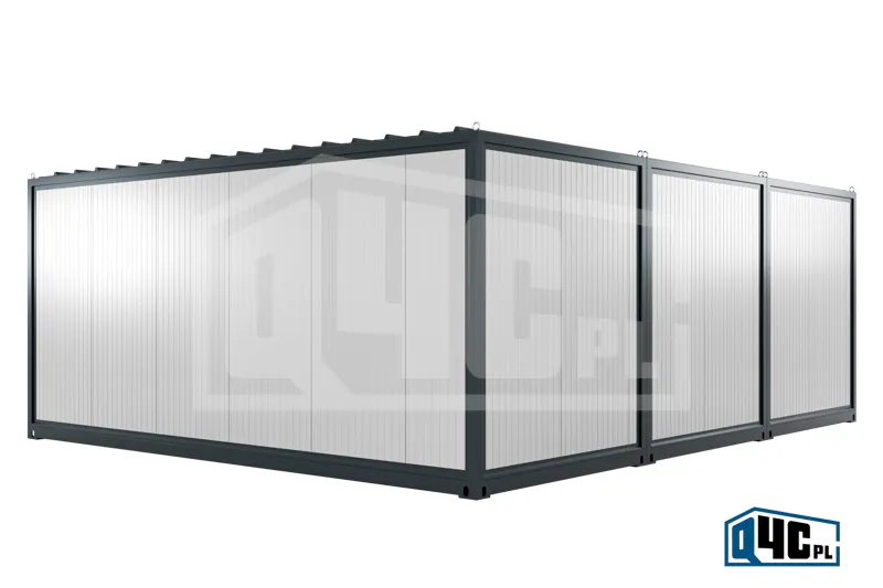 Lagercontainer TRIO (zweiflügelige Tür) (KMAG 1.3.2) - Rückansicht