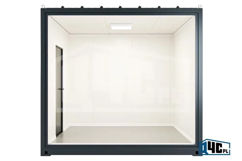 Storage container 3 x 3 m (KMAG 1.1.15) - Side view