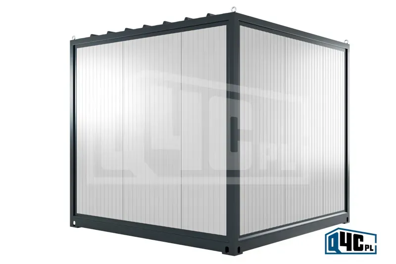 Storage container 3 x 3 m (KMAG 1.1.15) - Rear view