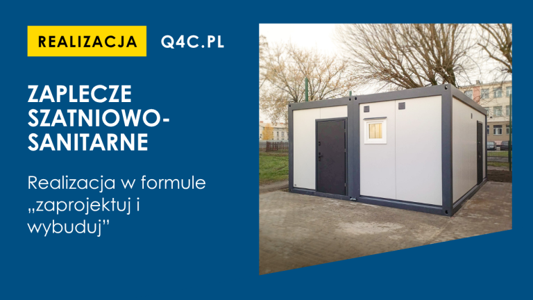 Read more about the article Dwumodułowe zaplecze szatniowo-sanitarne przy ZSChE w Inowrocławiu